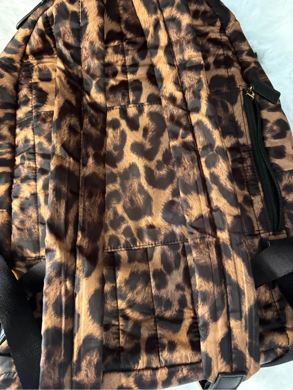 Michael kors Kelsey nylon backpack leopard print